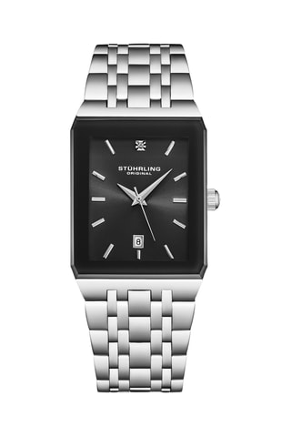 Reloj de cuarzo de acero - Plateado
