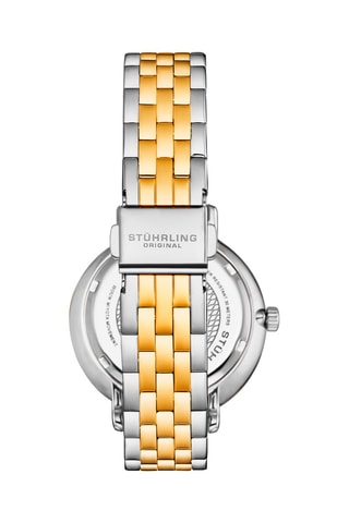 Reloj de cuarzo de acero - 
Plateado y dorado