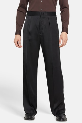 Pantalón de tiro alto - Negro