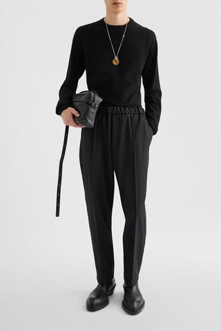 Pantalón de tiro alto - Negro