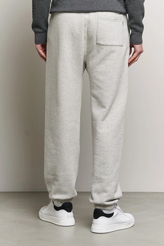 Jogging de lana virgen - Gris jaspeado