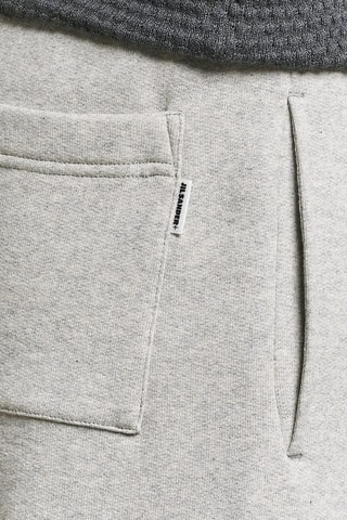 Jogging de lana virgen - Gris jaspeado