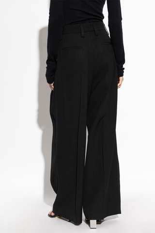 Pantalón de seda - Negro