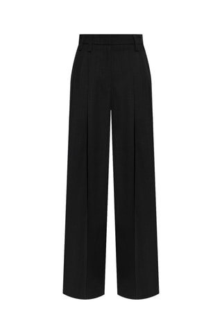 Pantalón de seda - Negro