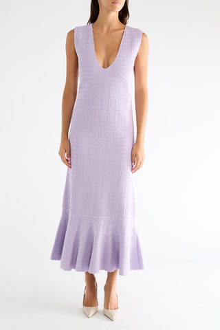 Vestido midi - Violeta