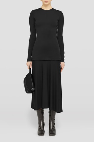 Top de lana - Negro
