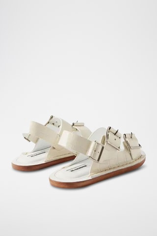 Sandalias de piel - Crudo