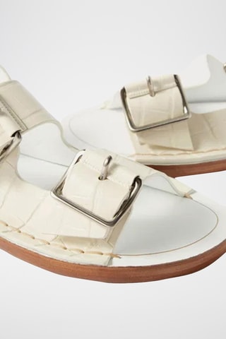 Sandalias de piel - Crudo