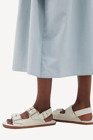 Sandalias de piel - Crudo