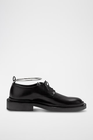 Derbies de piel bovina - Negro
