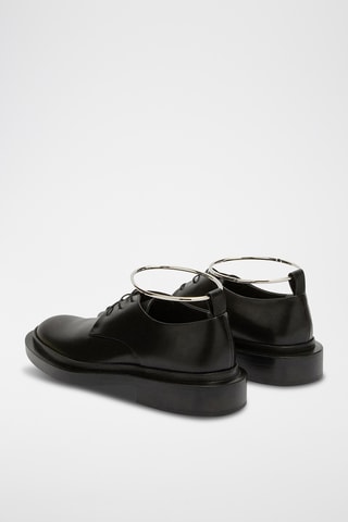 Derbies de piel bovina - Negro
