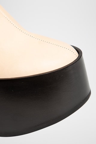 Botines de piel - Negro