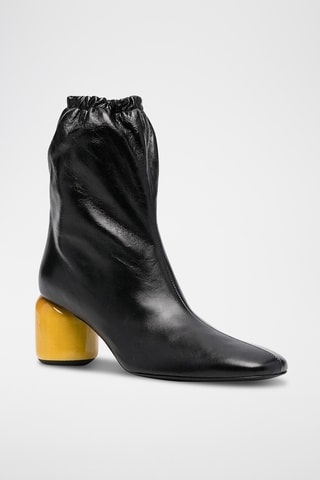 Botines de piel ovina - Negro