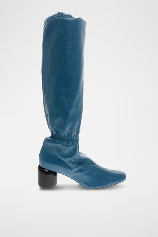 Botas de piel ovina - Azul marino