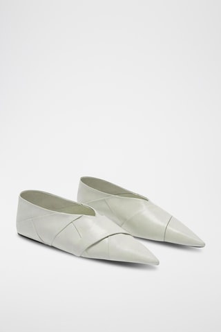 Bailarinas de piel - Blanco