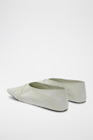 Bailarinas de piel - Blanco