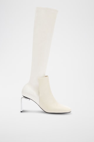 Botas de piel - Beige