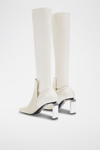 Botas de piel - Beige