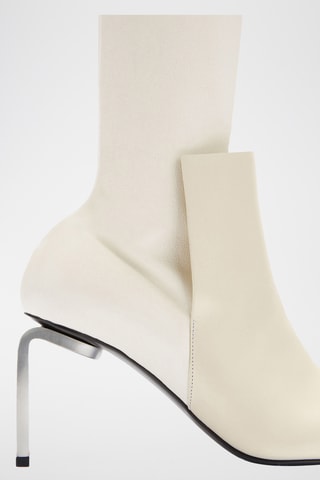Botas de piel - Beige