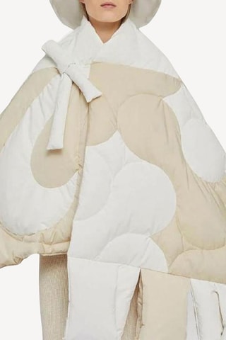 Bufanda - Blanco y beige