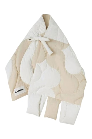 Bufanda - Blanco y beige