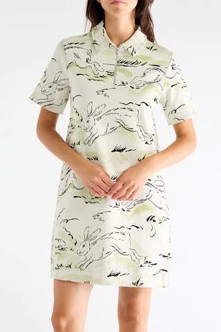 Vestido recto - Blanco