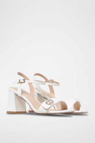 Sandales à talons - Blanc