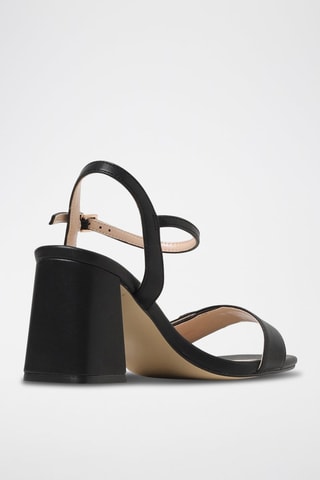 Sandales à talons - Noir