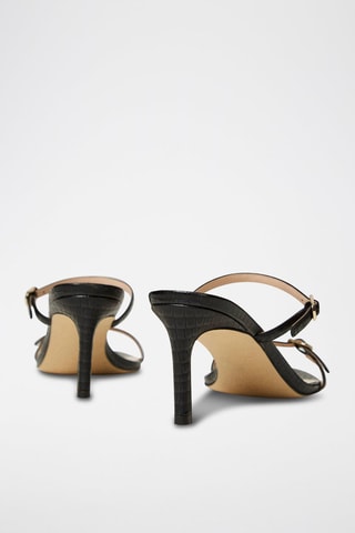 Mules à talons - Noir