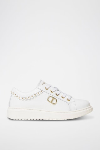 Baskets en cuir - Blanc