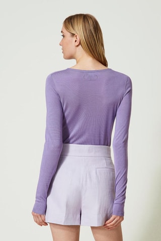 Pull en soie - Violet