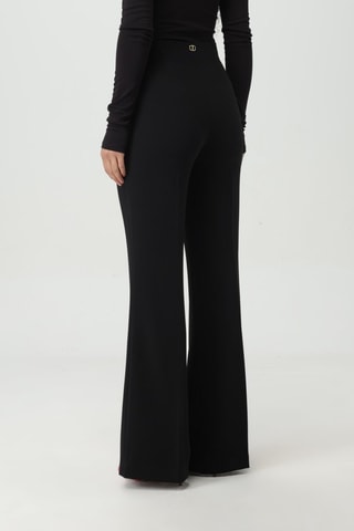 Pantalon taille haute - Noir