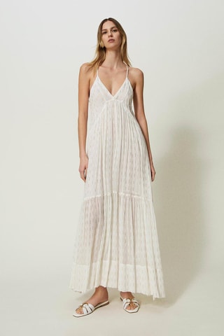 Robe longue - Blanc