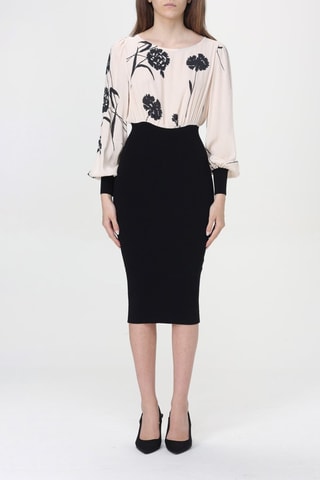 Robe trompe-l'œil - Noir