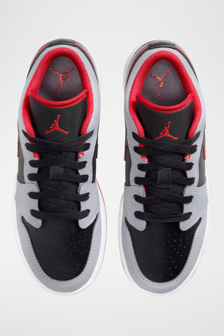 Air Jordan 1 Low (GS) in pelle - Grigio chiaro - Jordan