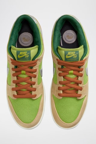 SB Dunk Low Pro in pelle scamosciata - Verde - Nike
