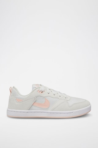 Nike SB Alleyoop in pelle scamosciata - Bianco - Nike