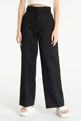 Pantaloni wide legs a vita alta Grove Hill - Nero - Dickies