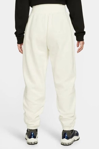 Pantaloni sportivi in pile a vita alta - Bianco - Nike
