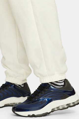 Pantaloni sportivi in pile a vita alta - Bianco - Nike