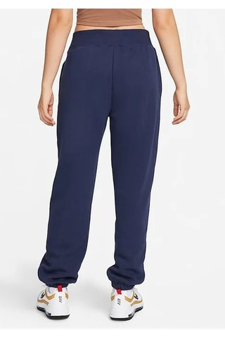 Pantaloni in pile a vita alta - Navy - Nike