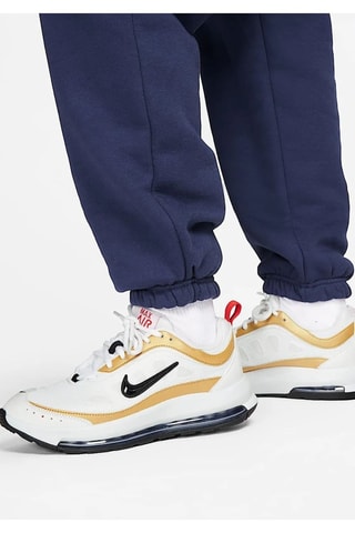 Pantaloni in pile a vita alta - Navy - Nike