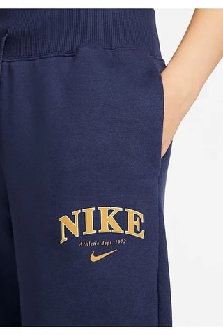 Pantaloni in pile a vita alta - Navy - Nike