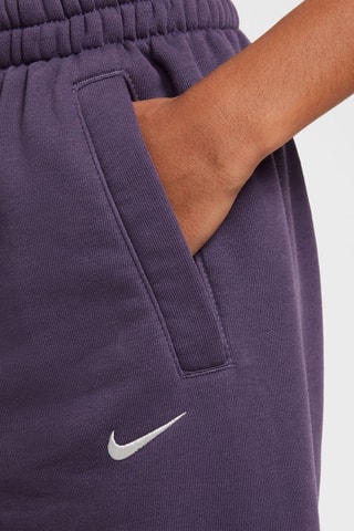 Pantaloni in pile Club - Viola - Nike