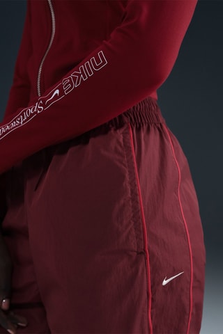 Pantaloni a vita alta - Rosso - Nike