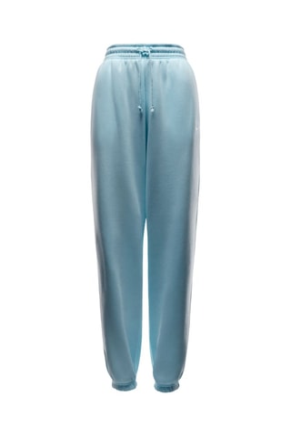 Pantaloni in pile oversize a vita alta - Turchese - Nike
