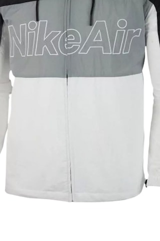 Giacca a vento con cappuccio - Nero e bianco - Nike