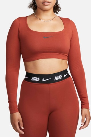 Crop top Dance long - Arancione - Nike