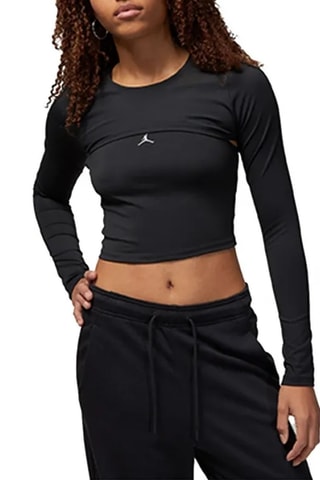 Crop top 2 in 1  - Nero - Jordan