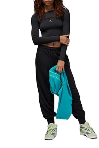 Crop top 2 in 1  - Nero - Jordan